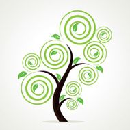 creative swirl tree