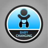 Symbol baby changing