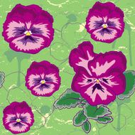Pansies Pattern N2
