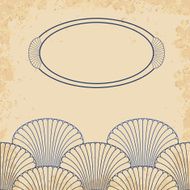 Retro style invitation card