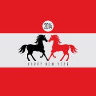 Year of the horse card N15