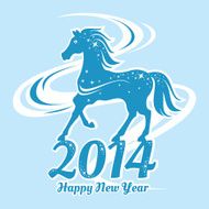 Year of the horse card N16