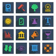 media icons set 5