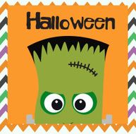 Halloween card N72