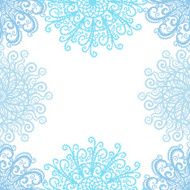 Background with snowflakes and space for text