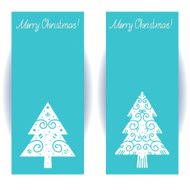 Set holiday Merry Christmas banners N3