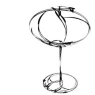 Stylized Wineglass For Fault N32