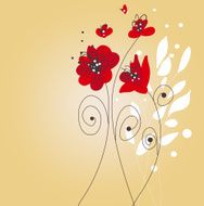 Floral background N1213