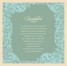 Invitation card template N26
