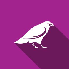 Raven icon Vector Illustration