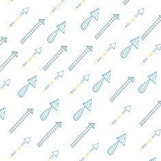 Hand-drawn various arrows on white background N2