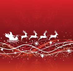 Santa and Deers N4