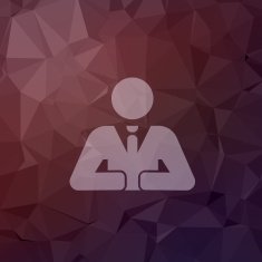 Businessman in flat style icon N2