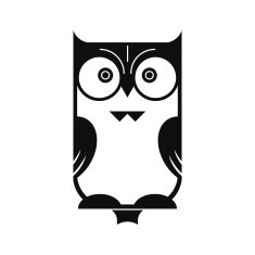 Owl Black Silhouette