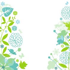 floral frame N271