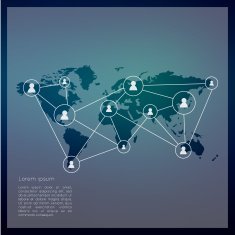 Abstract digital illustration Infographic N37