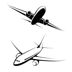 Vector drawing aircraft N2