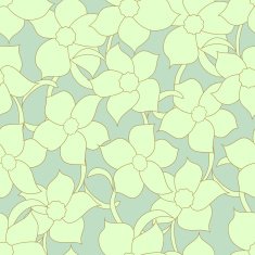 flower seamless green N2