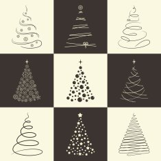 Christmas tree icons N5