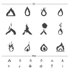 Fire icons N7