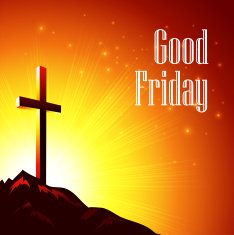 Good Friday Vector illustration with the image of Calvary N2