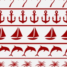 Sea seamless pattern background vector ilustration N2