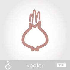 Vector Onion icon