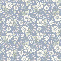 Vintage seamless floral pattern Vector illustration N2