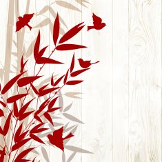 Bamboo forest card N4