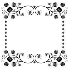 Floral page decoration