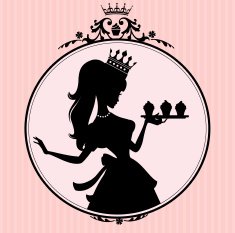 Princess Cupcake Frame N2