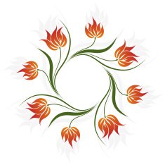 Vector Floral Swirl
