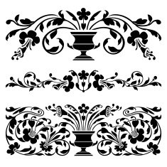 Antique vector borders N2