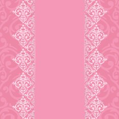 Vector seamless baroque damask luxury pink background
