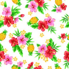 pattern of Hibiscus N32