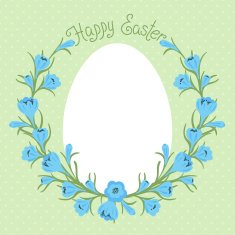 Happy Easter card with place for your text