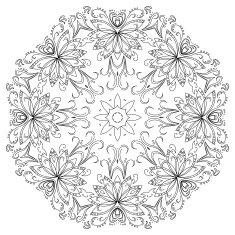 Abstract pattern contours N9