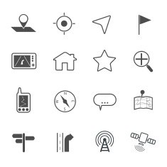 map icon set vector N2