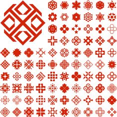 Collection of different graphic elements N10