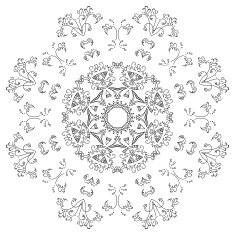 Abstract pattern contours N10