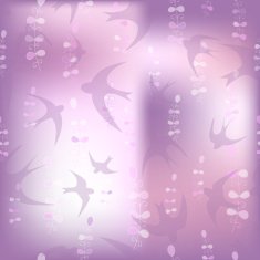 lila? swallows and plants silhouettes of birds
