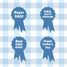 Badges Happy father's day