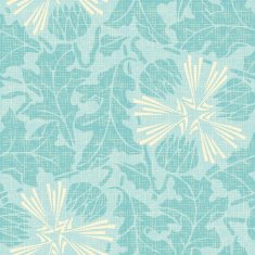 turquoise floral seamless pattern N4