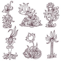 unusual sketch plants N2