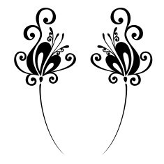 Beautiful Decorative Bud (Vector) N2