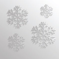 abstract snowfall