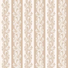 Seamless beige floral pattern Vector illustration N3