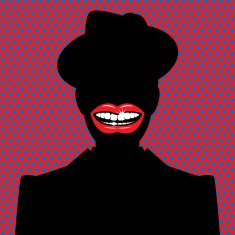 Open red lips N3