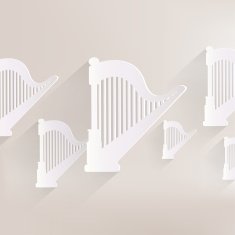 Harp icon Msic instruments N4