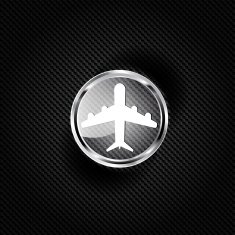 Plane airplane icon
